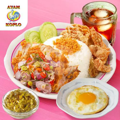 Paket Kenyang Nampol Geprek Seutuhnya